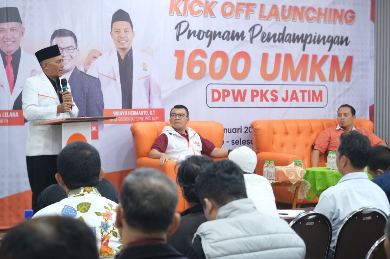 Dampingi 1.600 UMKM Selama Setahun Penuh, PKS Jatim: Intensif Selama Setahun