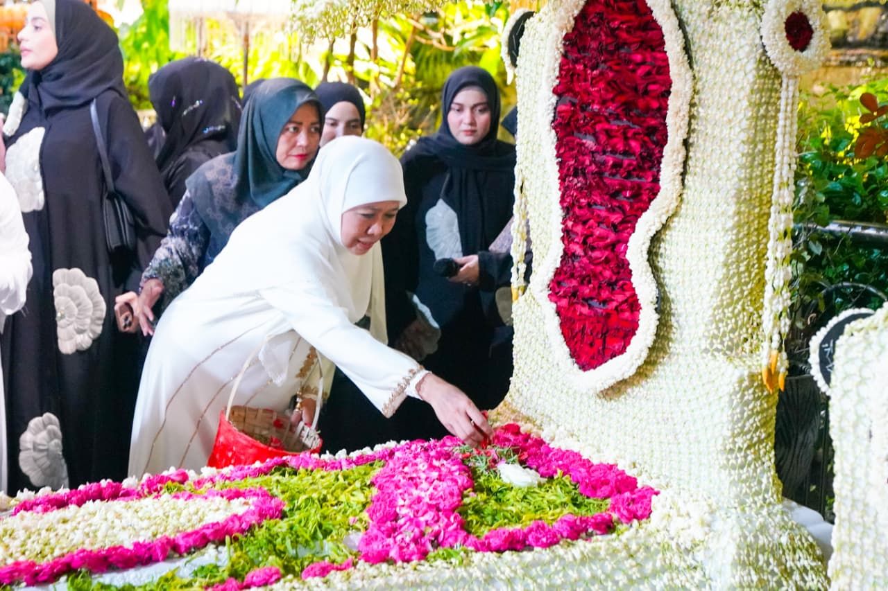 Khofifah-Menteri PPPA Hadiri Haul Agung ke-549 Sunan Ampel: Ajak Teladani Akhlakul Karimah