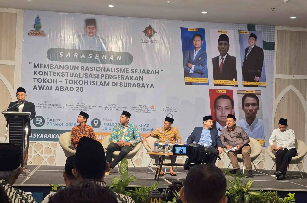 Kiai Asep Bantu Rp1,5 M untuk Buku Perjuangan Ketum PBNU Pertama Hasan Gipo